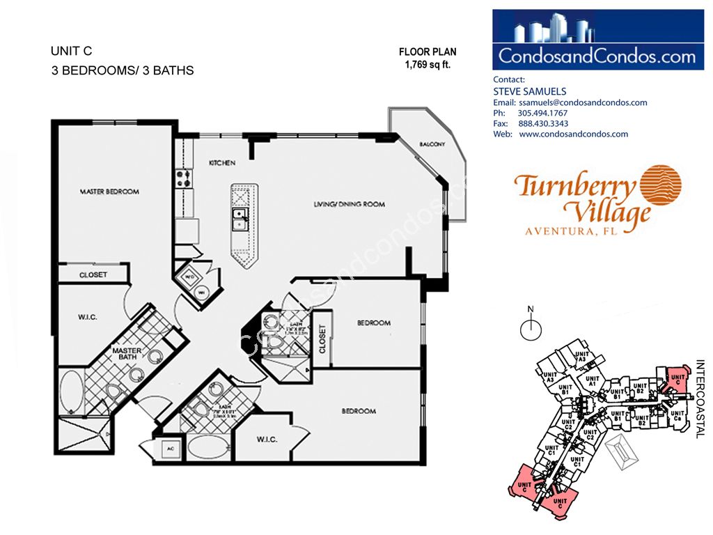Turnberry Village North - Unit #C with 1769 SF