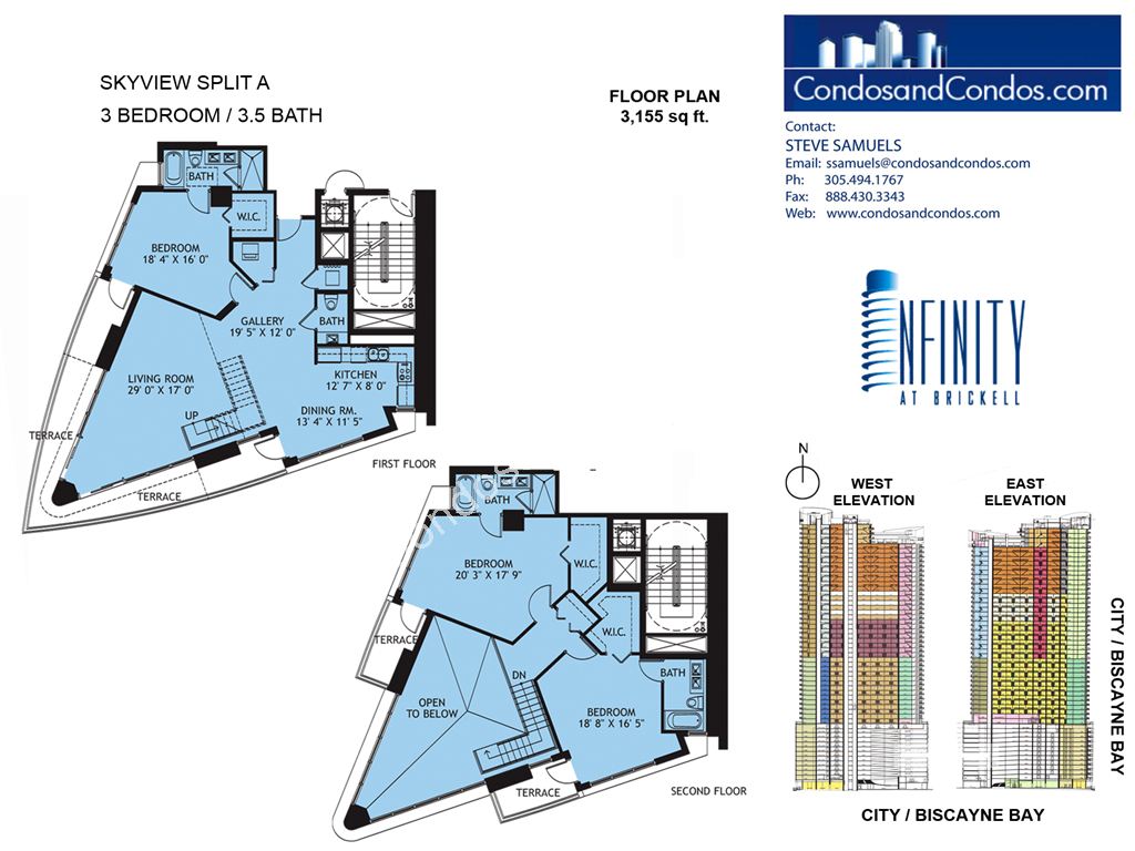 Infinity at Brickell - Unit #Split A with 3155 SF