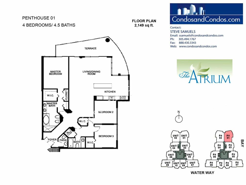 Atrium Aventura - Unit #Penthouse 01 with 2149 SF