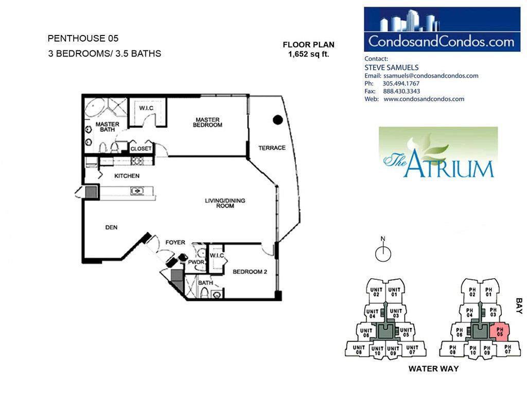 Atrium Aventura - Unit #Penthouse 05 with 1652 SF