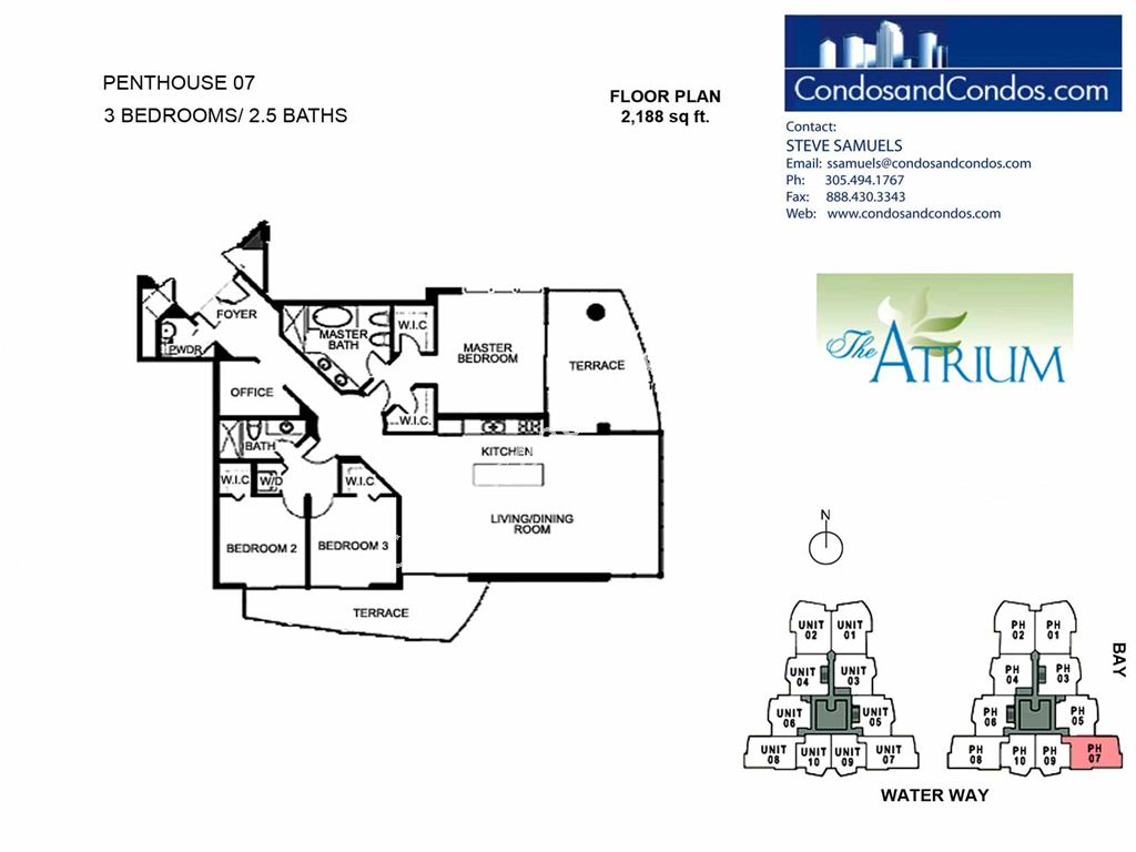 Atrium Aventura - Unit #Penthouse 07 with 2188 SF