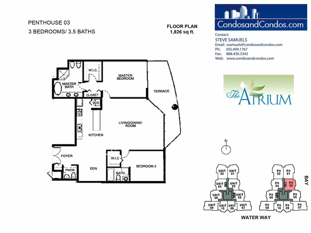 Atrium Aventura - Unit #Penthouse 03 with 1826 SF