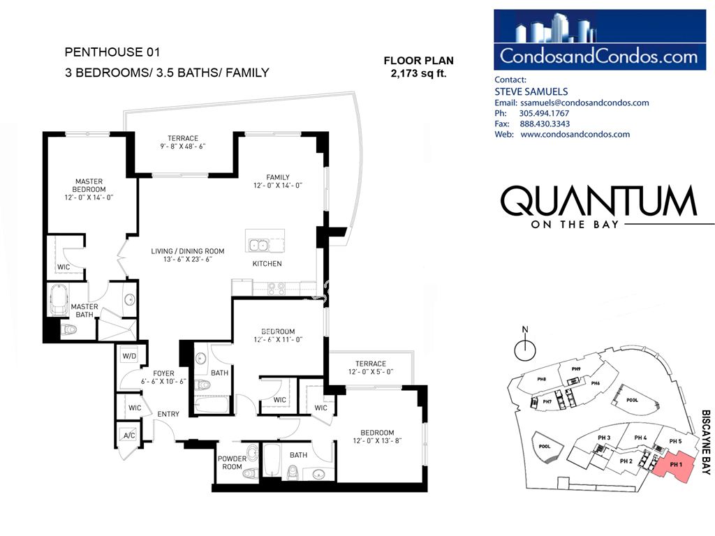 Quantum on the Bay - Unit #Penthouse 01 with 2173 SF