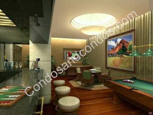 Billiards and gaming room