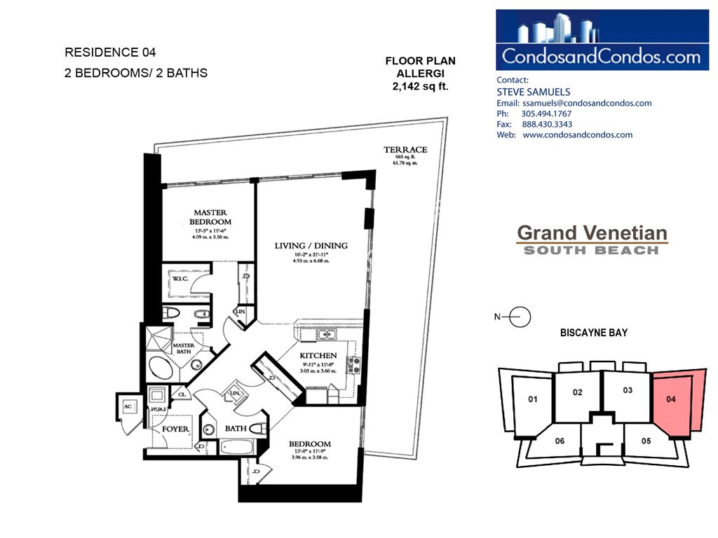 Grand Venetian - Unit #04 with 2142 SF