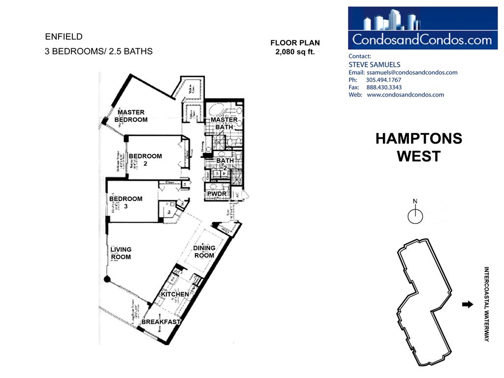 Hamptons West - Unit #ENFIELD with 2080 SF