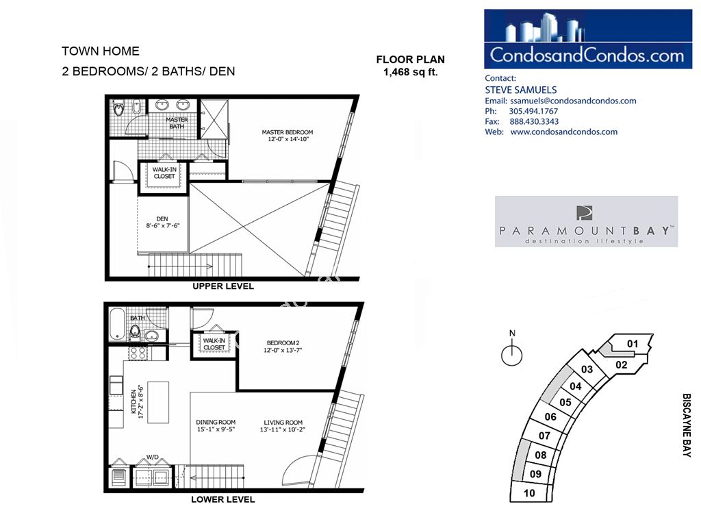 Paramount Bay - Unit #Town House with 1468 SF