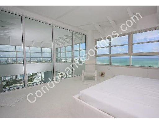Modern master suite with panoramic view