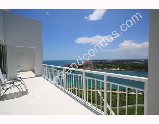 Private terrace overlooking Government Cut & Fisher Island