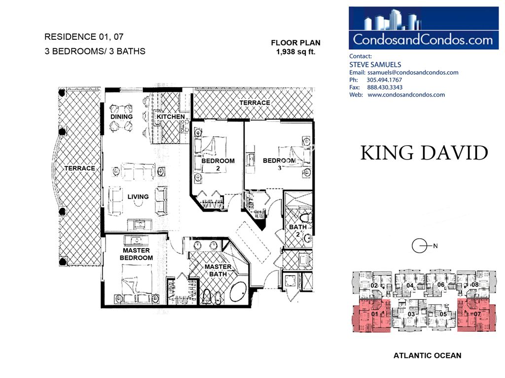 King David - Unit #01, 07 with 1938 SF