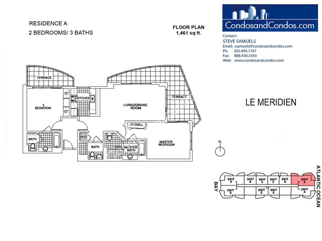 M Resort Residences - Unit #A North with 1461 SF