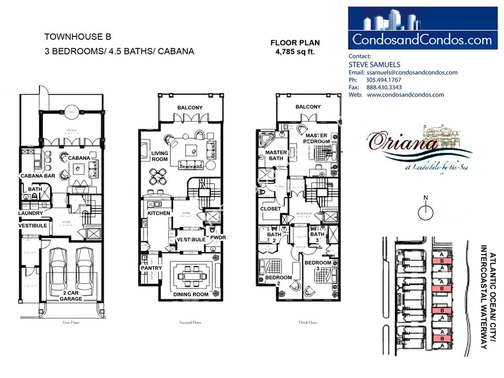 Oriana - Unit #Townhouse B with 4785 SF
