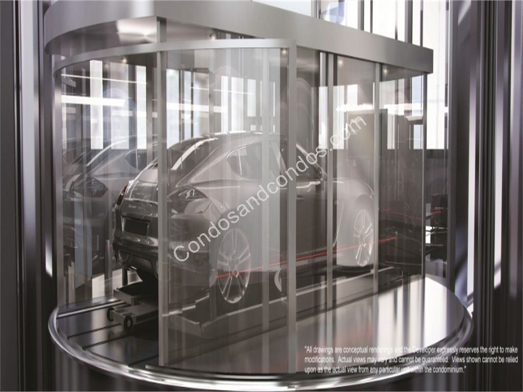 Car Elevators that take residents directly to their unit