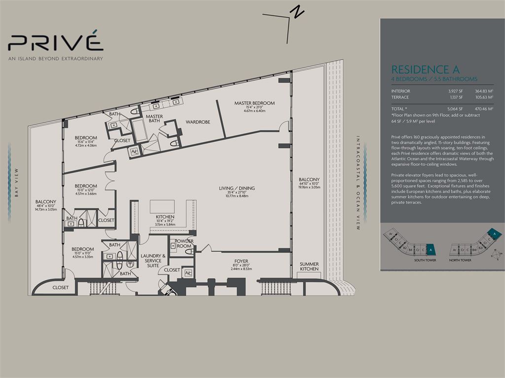 PRIVE - Unit #A  with 3927 SF