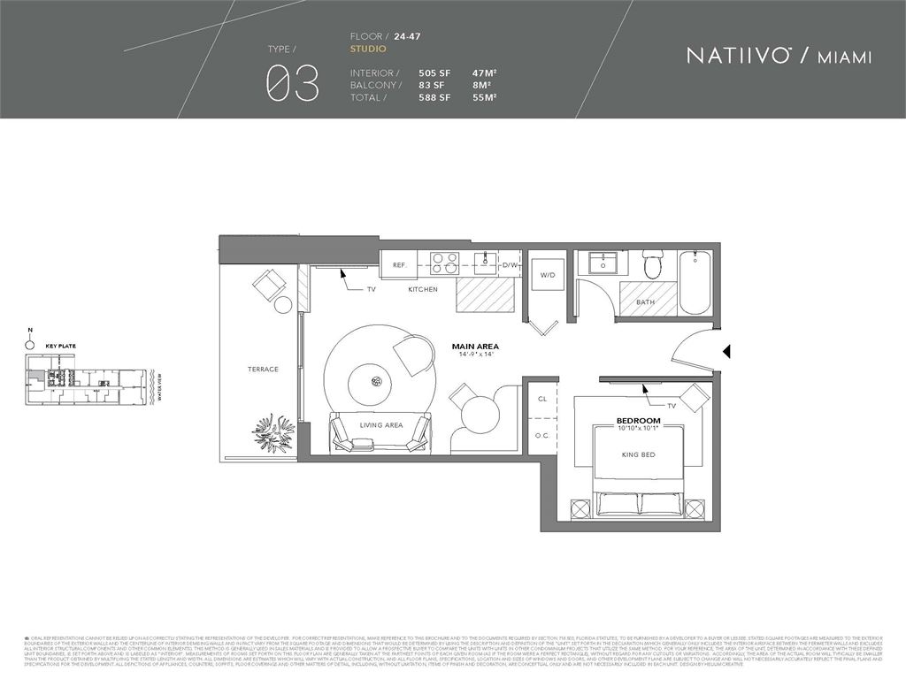 NATIIVO by Airbnb - Unit #D-03 with 505 SF