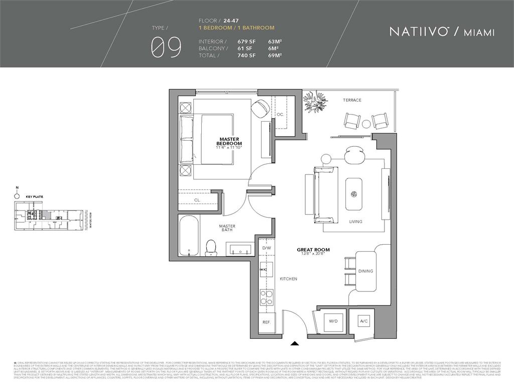 NATIIVO by Airbnb - Unit #F1-09 with 679 SF