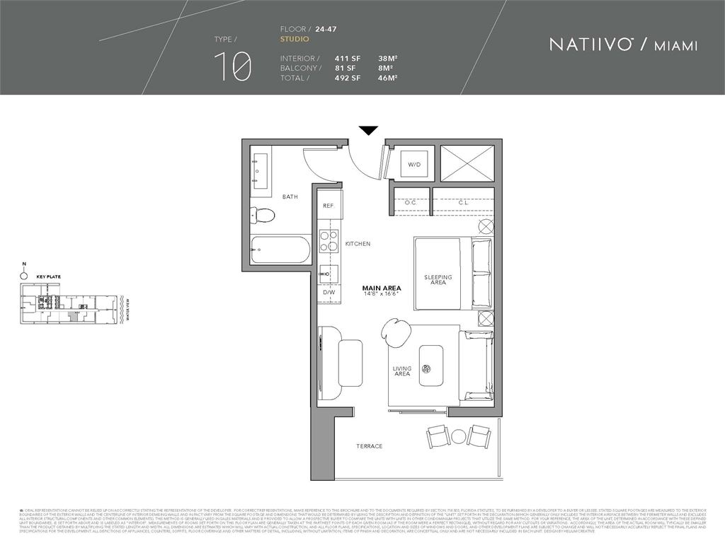 NATIIVO by Airbnb - Unit #D-10 with 411 SF