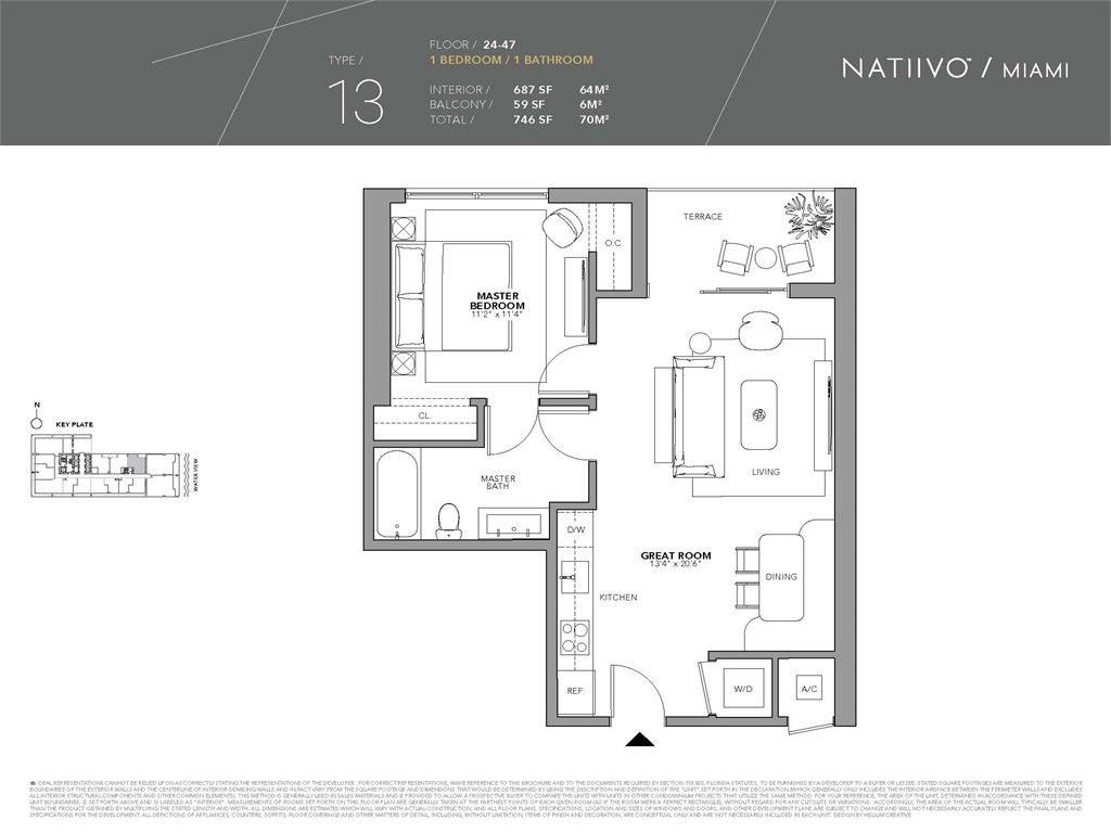 NATIIVO by Airbnb - Unit #F-13 with 687 SF
