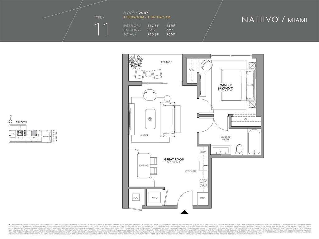 NATIIVO by Airbnb - Unit #F-11 with 687 SF