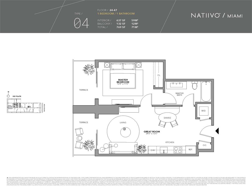 NATIIVO by Airbnb - Unit #E1-04 with 637 SF