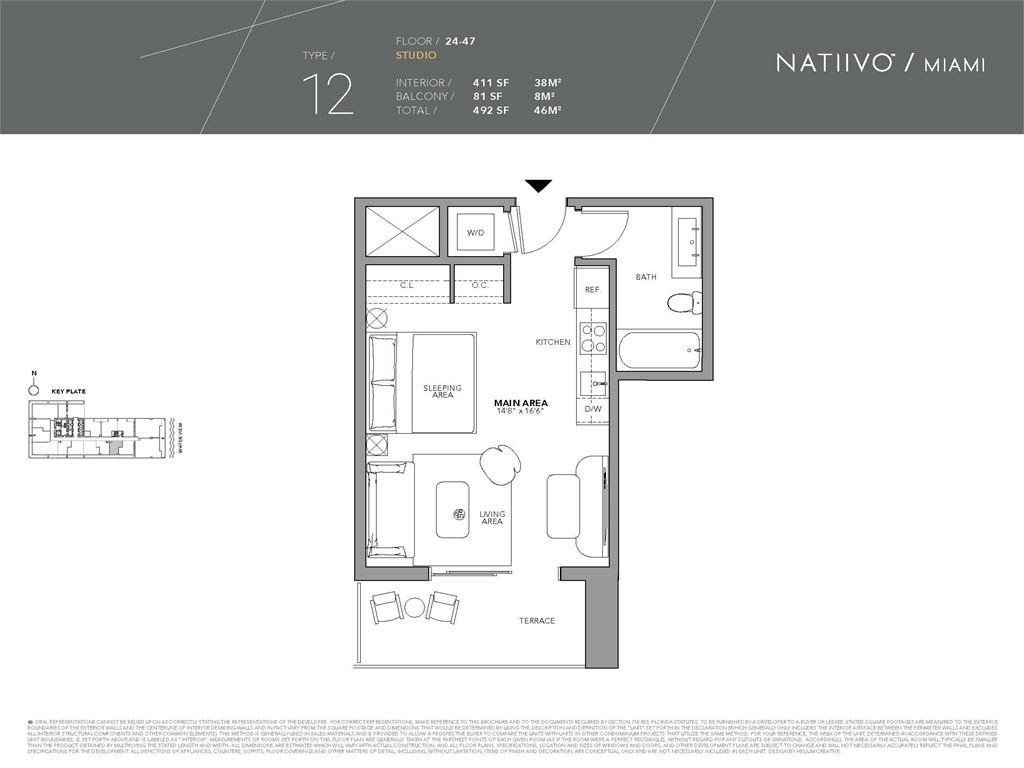 NATIIVO by Airbnb - Unit #D-12 with 411 SF