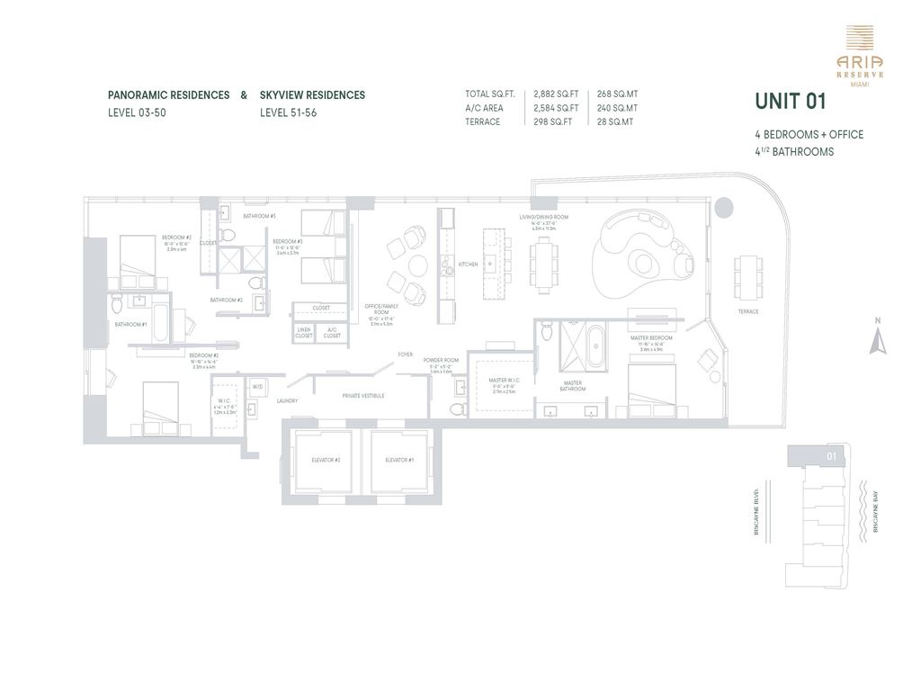 Aria Reserve - Unit #01 (3-50) with 2882 SF