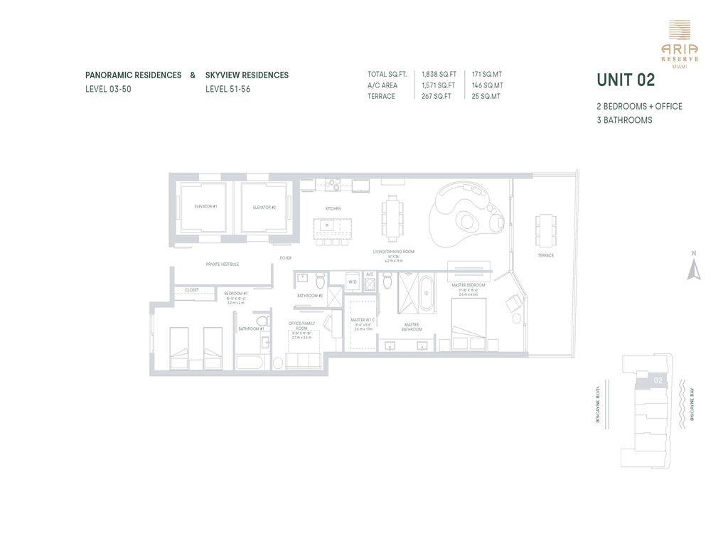 Aria Reserve - Unit #02 (3-50) with 1838 SF