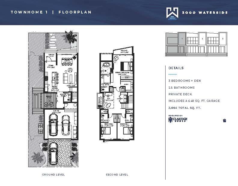 3000 Waterside - Unit #TOWNHOME 1 with 3064 SF