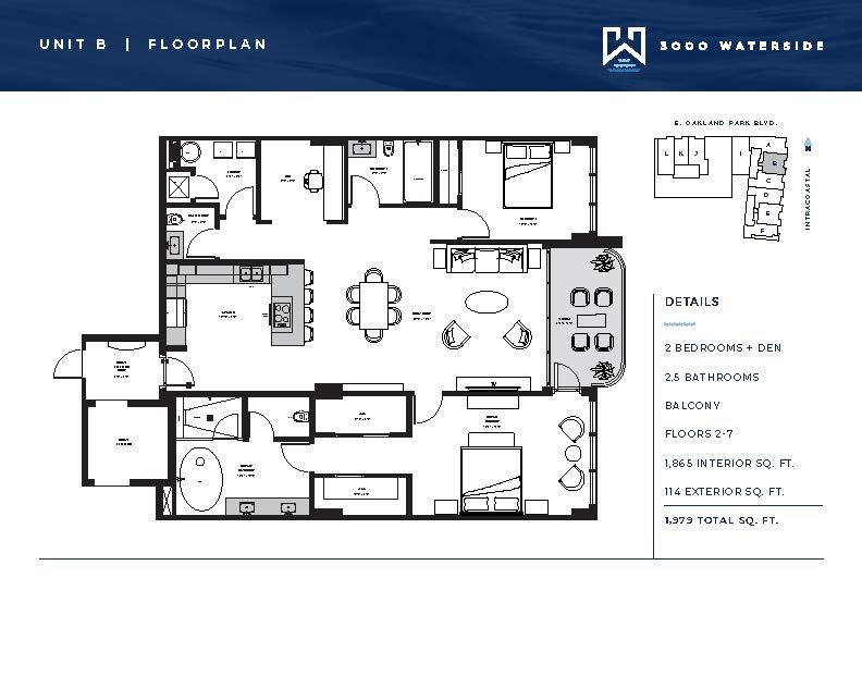 3000 Waterside - Unit #B with 1865 SF