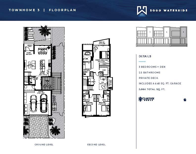 3000 Waterside - Unit #TOWNHOME 3 with 3064 SF