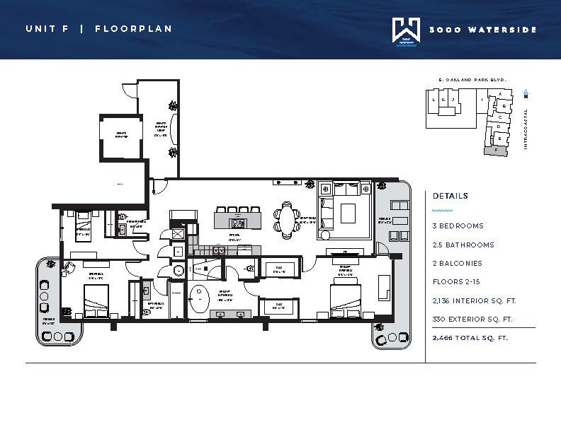3000 Waterside - Unit #F with 2136 SF