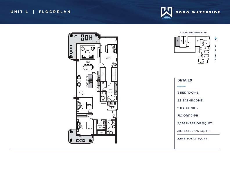 3000 Waterside - Unit #L with 2256 SF