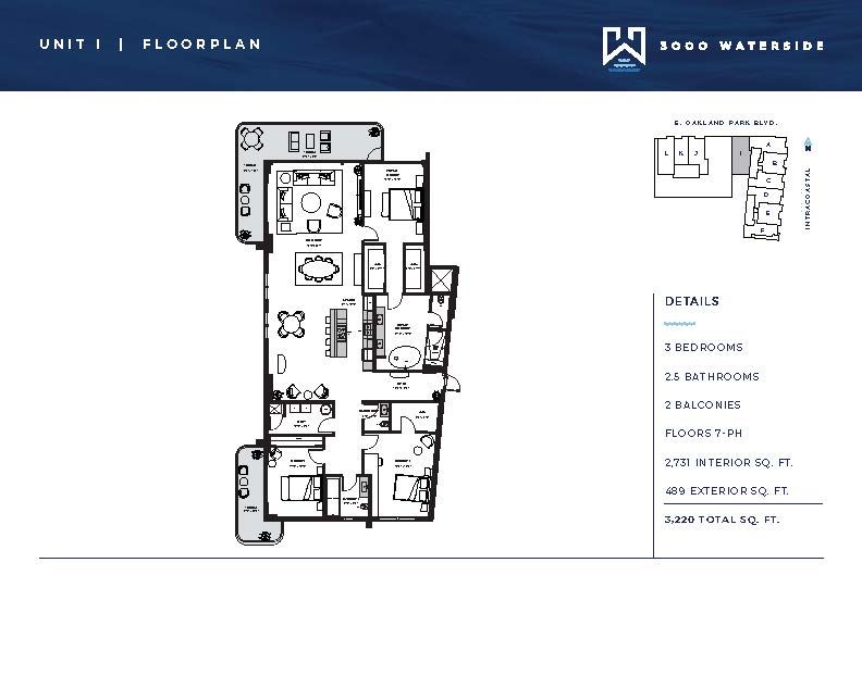 3000 Waterside - Unit #I with 2731 SF