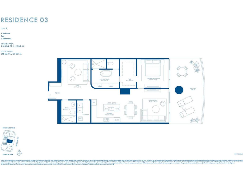Cipriani Residences Miami - Unit #02 C LVL 62-78 with 1840 SF