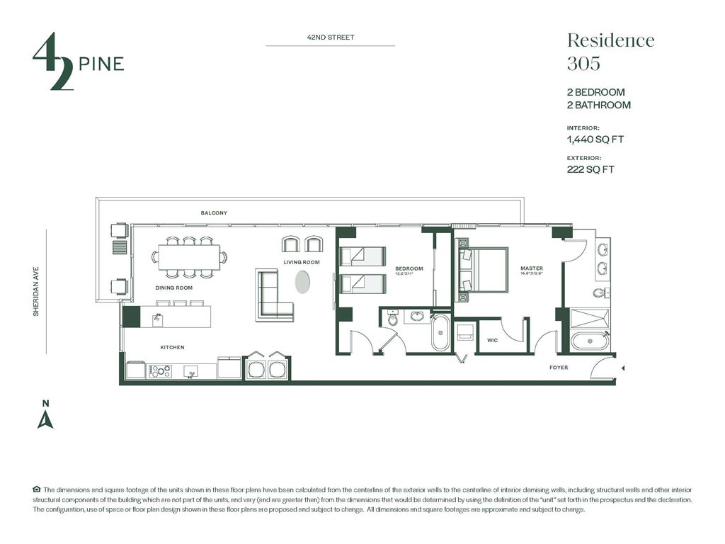 42 Pine - Unit #305 with 1440 SF