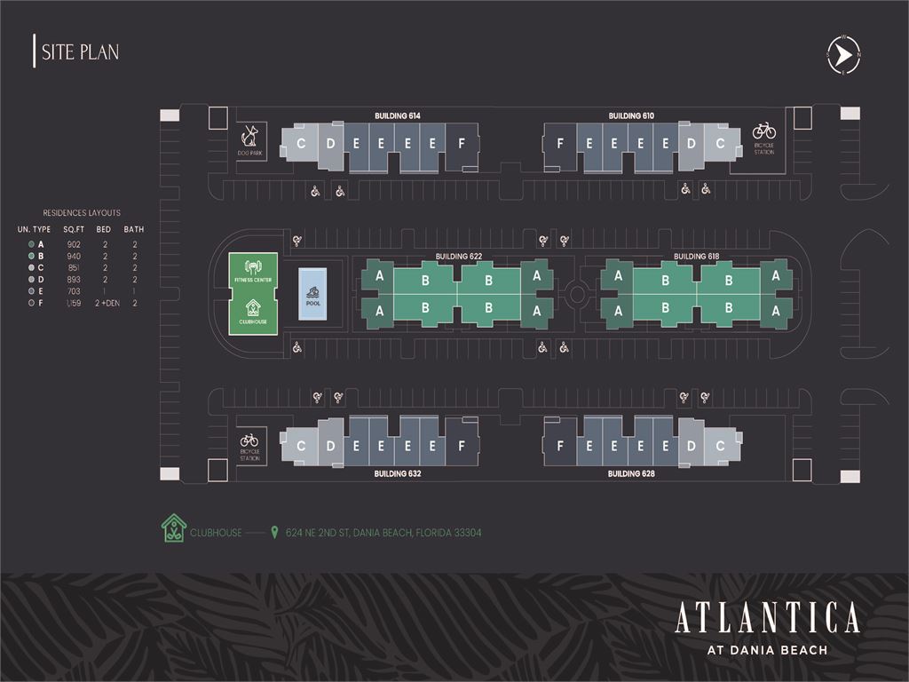 Photo of key floor plan