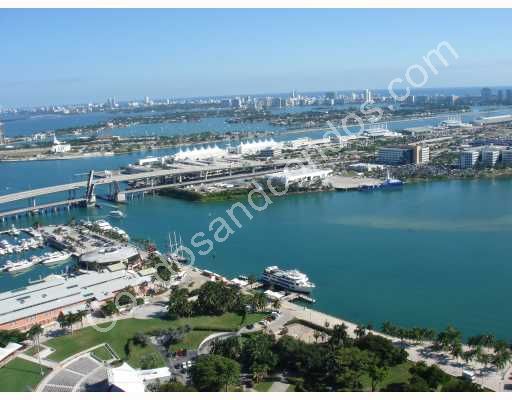 Unobstructed views of Miami Bay, Bayside, and the Atlantic Ocean