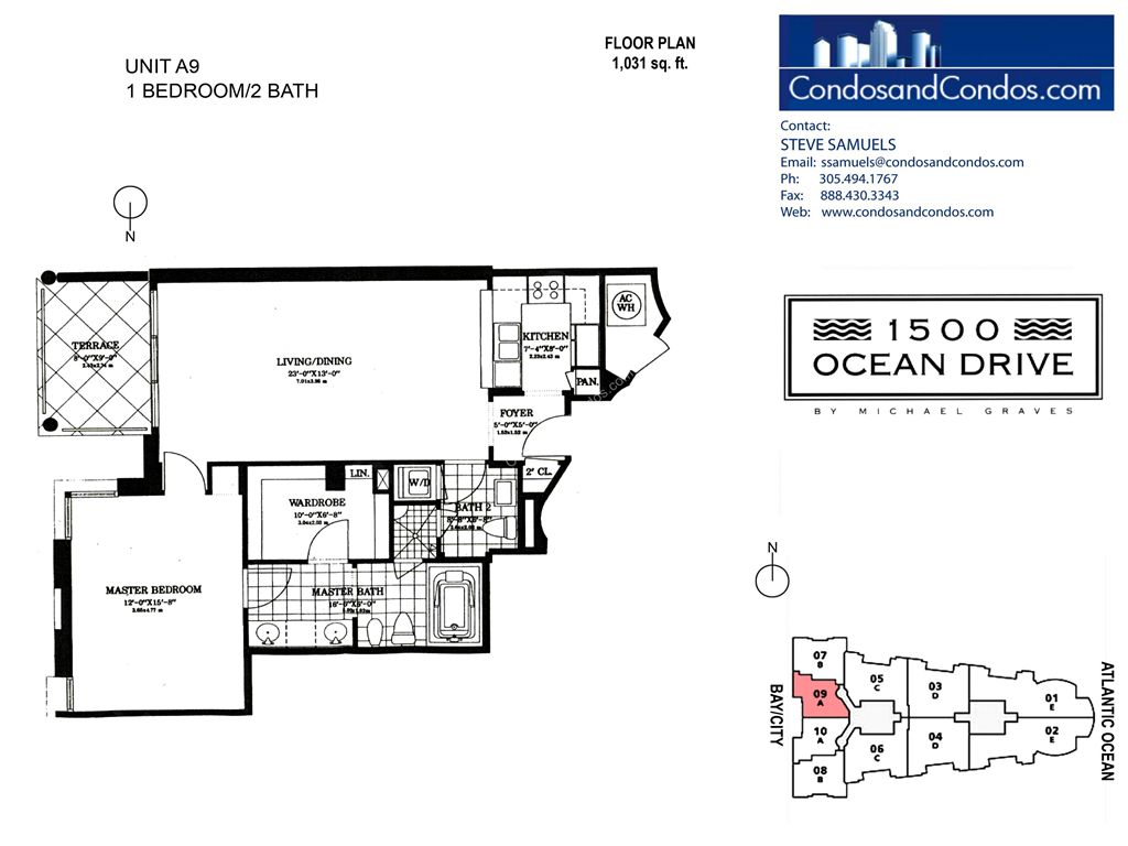 1500 Ocean Drive - Unit #09 with 1031 SF