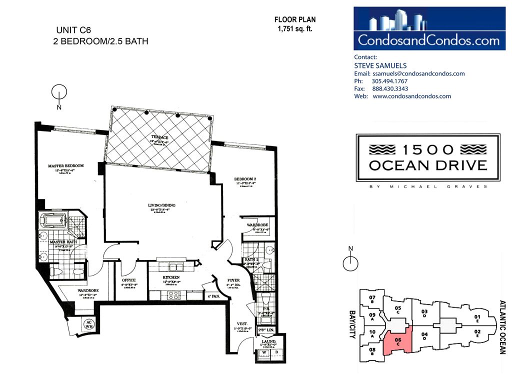 1500 Ocean Drive - Unit #06 with 1751 SF