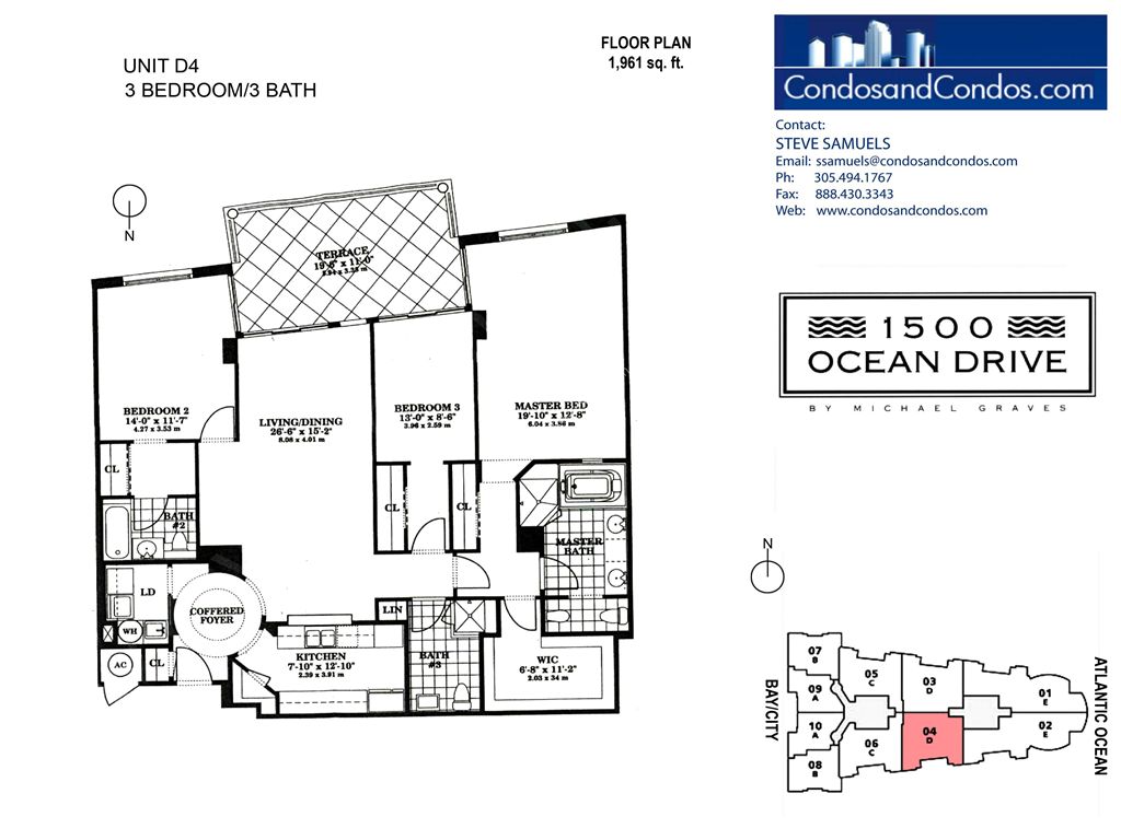 1500 Ocean Drive - Unit #D4 with 1961 SF