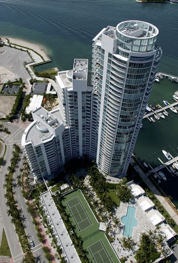 Murano at Portofino consists of 3 Towers situated on a 4.5 Acre Bayfront Site 