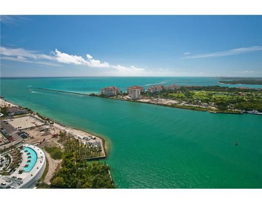 Endless Views of Government Cut, Fisher Island and the Atlantic Ocean