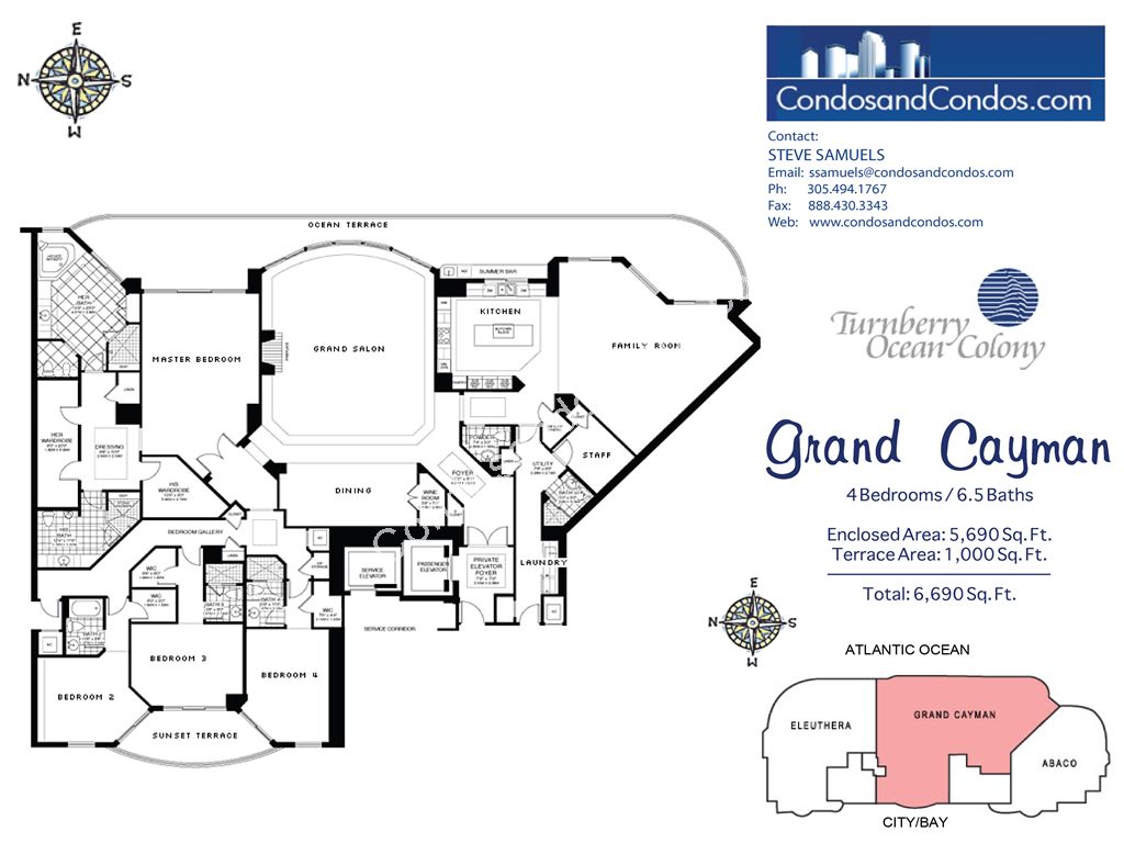 Turnberry Ocean Colony South - Unit #Grand Cayman with 6690 SF