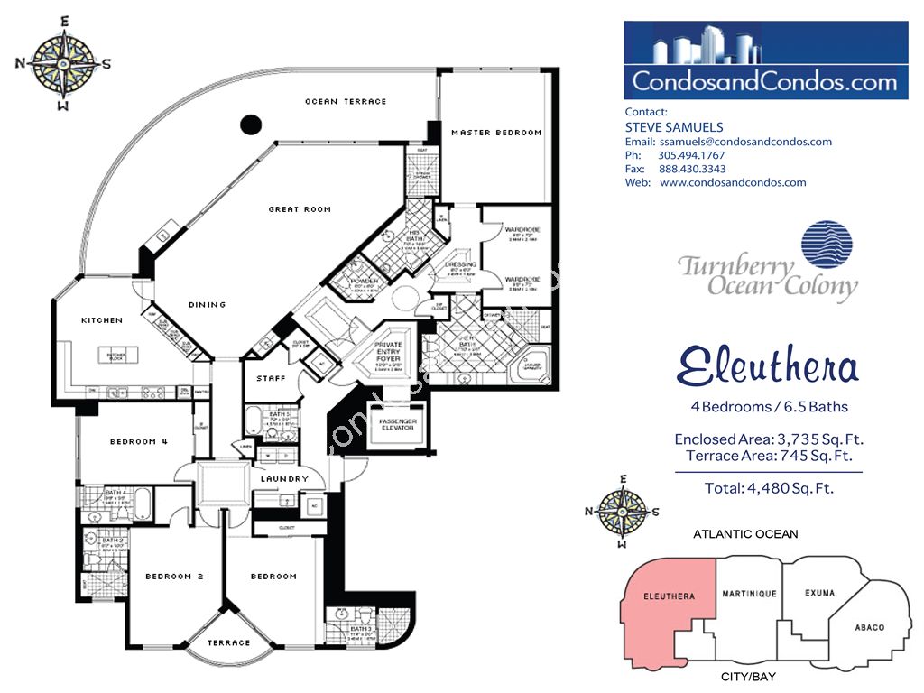Turnberry Ocean Colony South - Unit #Eleuthera with 4480 SF