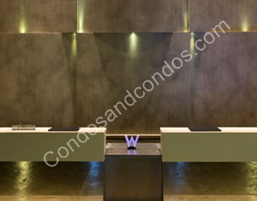 W front desk and lobby complete with 24-hour concierge claim service