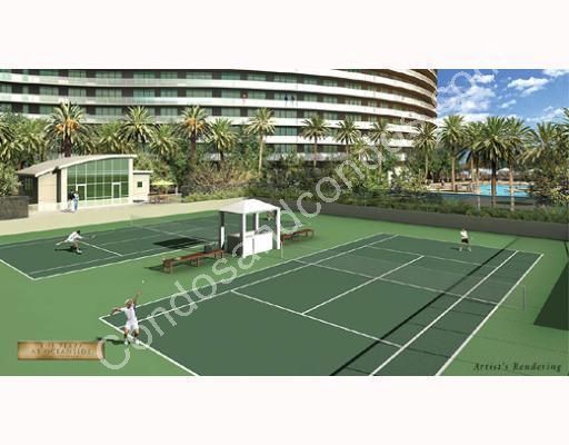 Private, residents-only tennis courts