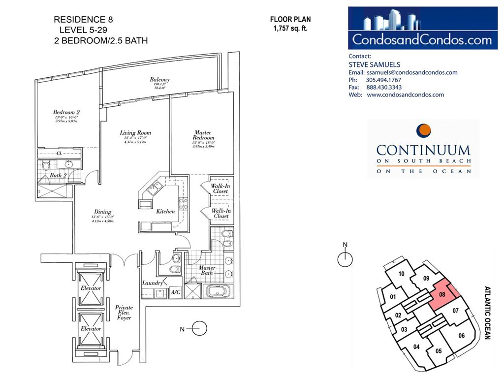 Continuum South - Unit #08 with 1757 SF