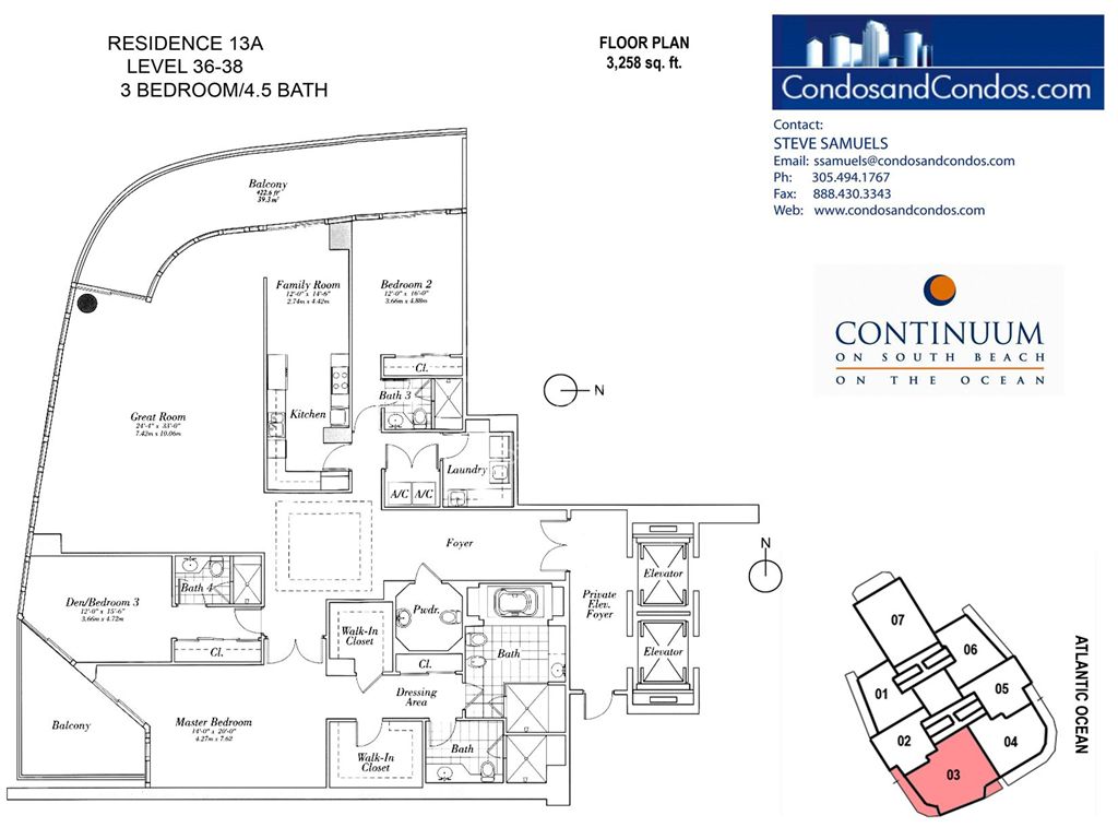 Continuum South - Unit #13A with 3258 SF