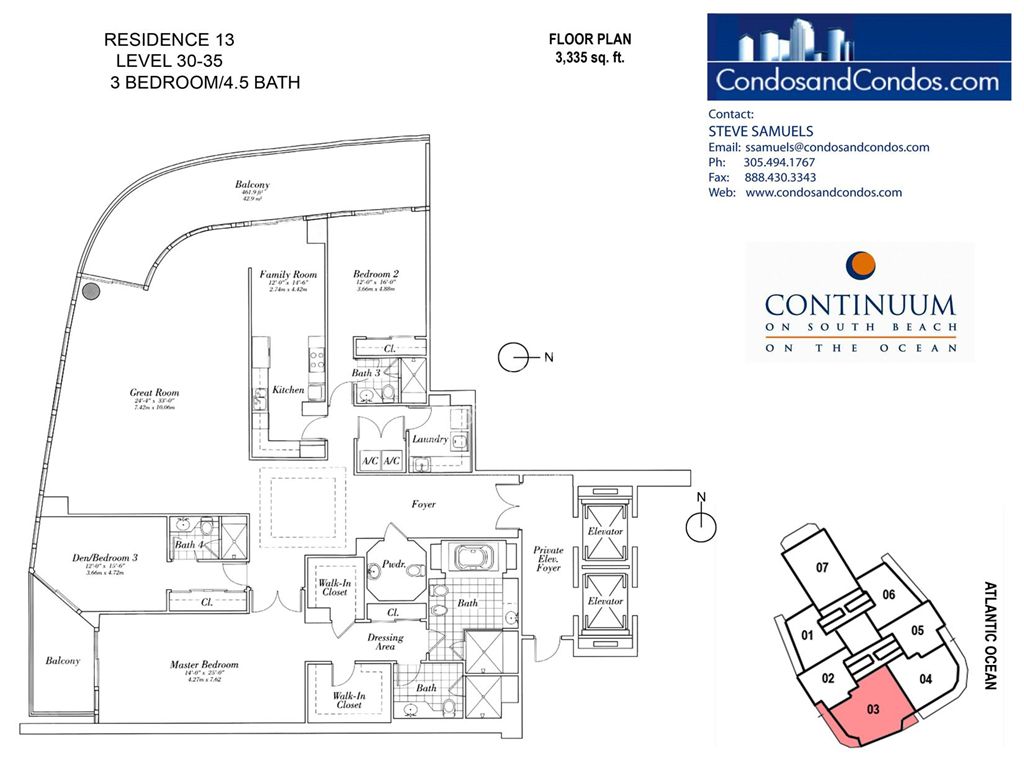 Continuum South - Unit #13 with 3335 SF
