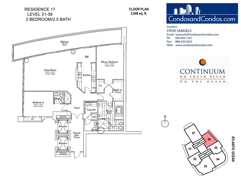 Continuum South - Unit #17 with 2048 SF